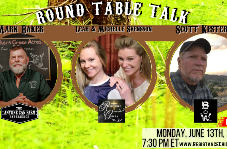 LIVE! Scott Kesterson, Mark Baker & Resistance Chicks Round Table!